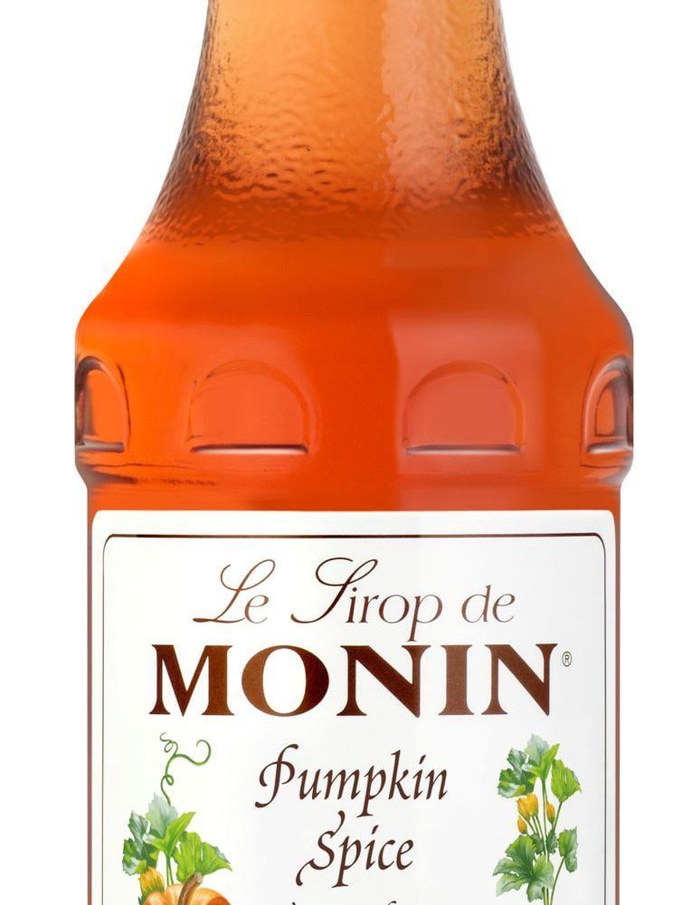 MONIN sirup Dýně kořeněná 0,25l — láhev barového sirupu