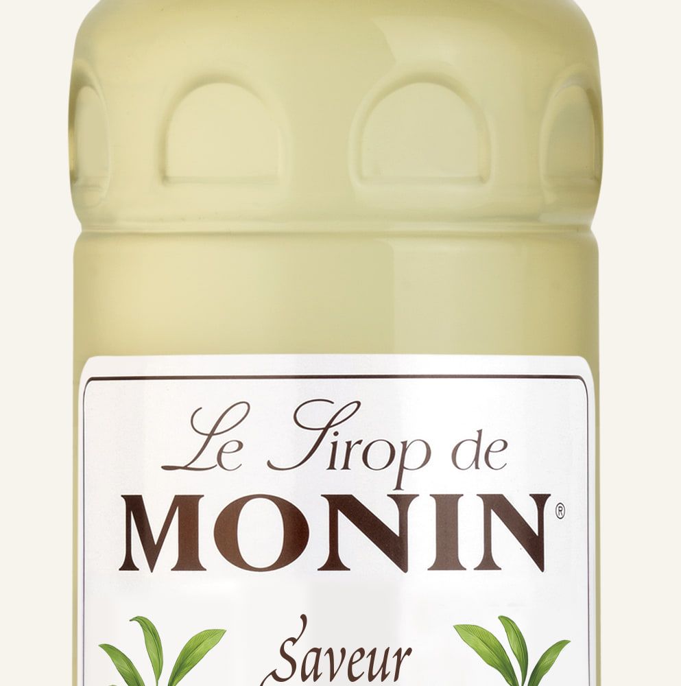 MONIN sirup Zázvor 1l — láhev barového sirupu
