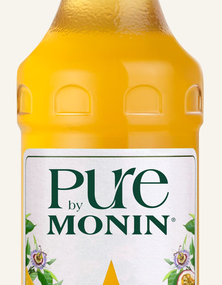 MONIN pure koncentrát Mango & Maracuja 0,7l                  — láhev koncentrátu bez cukru