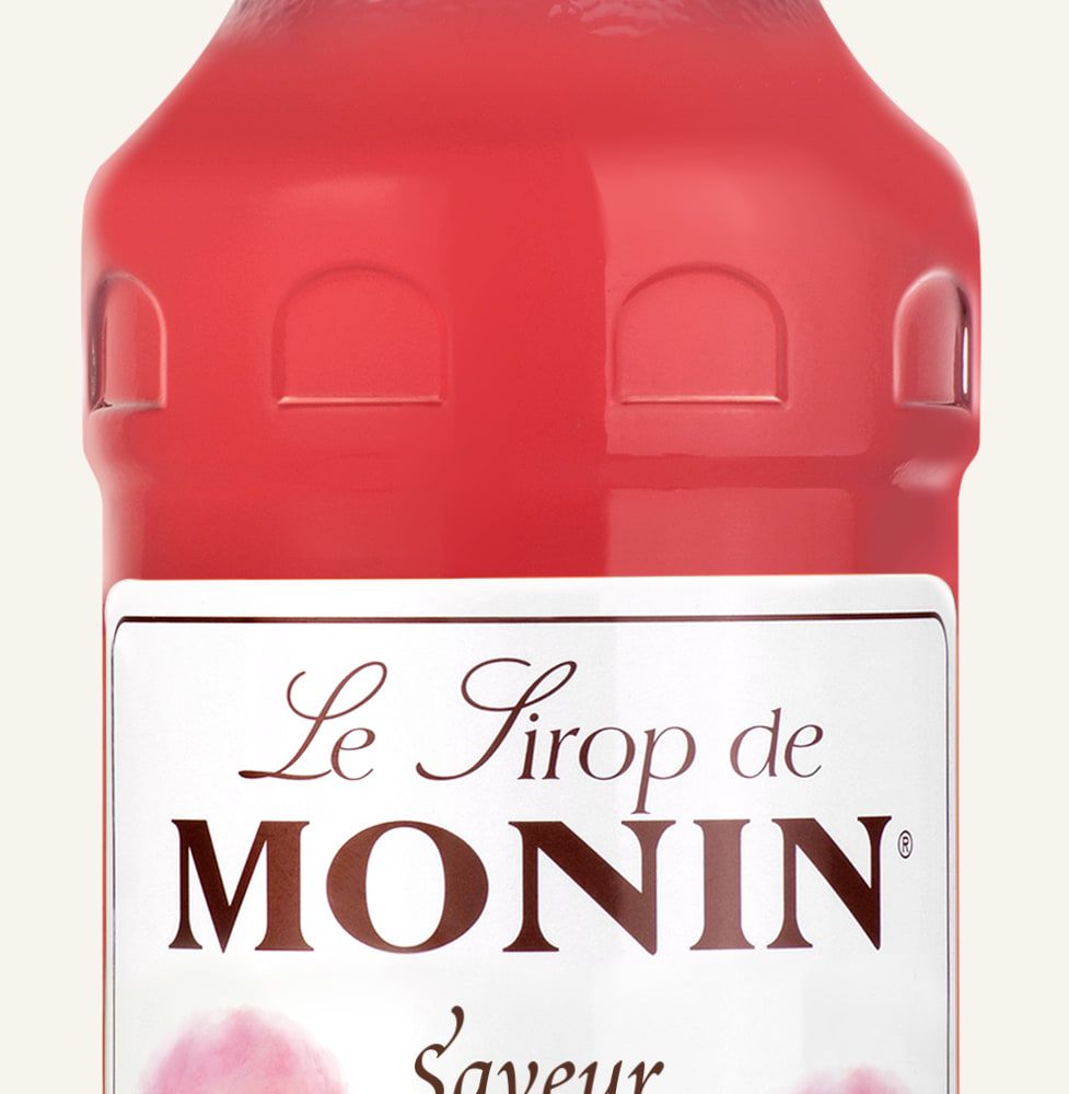MONIN sirup Cukrová vata 0,7l — láhev barového sirupu