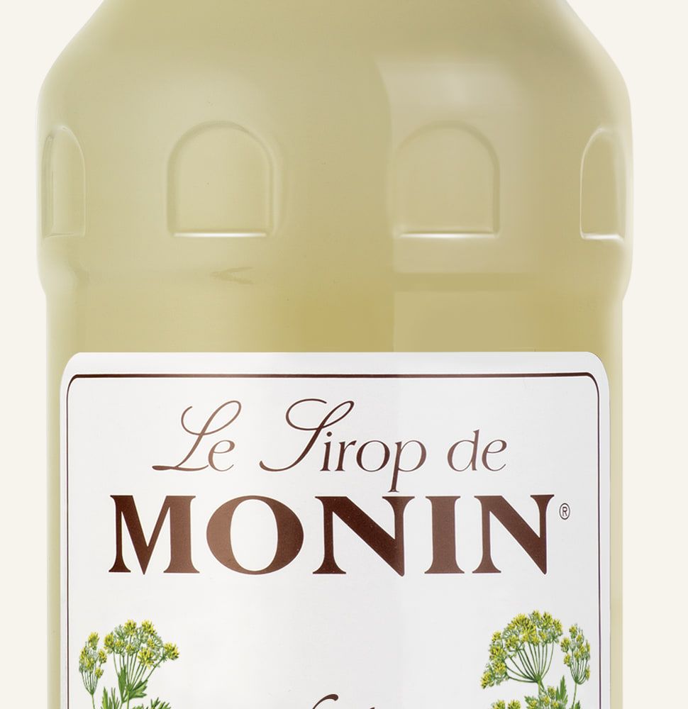 MONIN sirup Anýz 0,7l — láhev barového sirupu