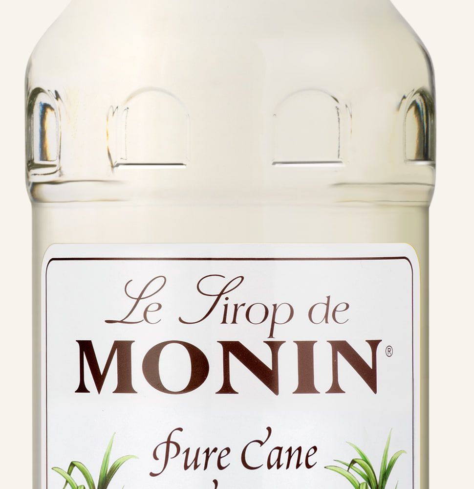 MONIN sirup Cukrová třtina 1l — láhev barového sirupu