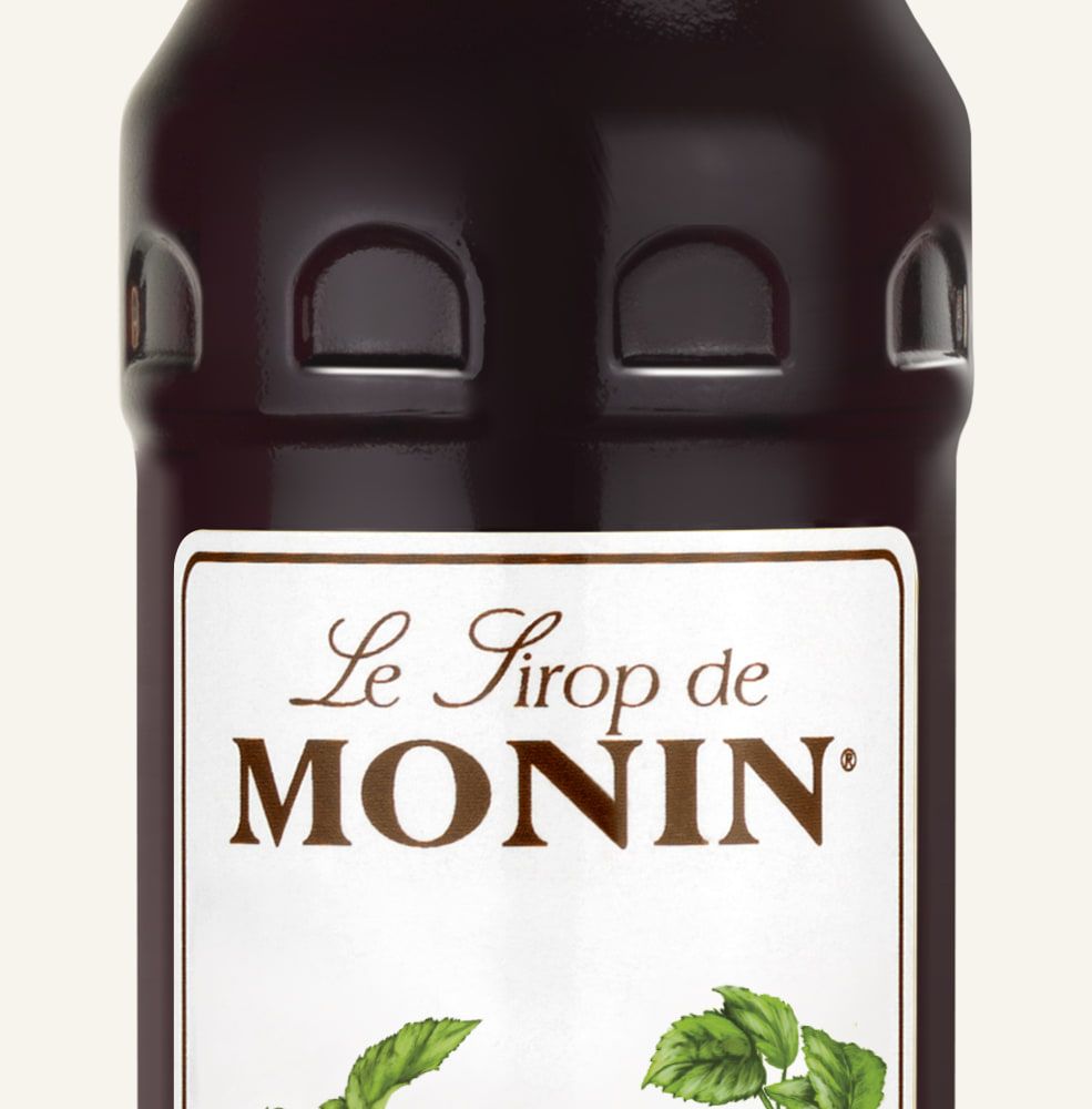 MONIN sirup Rybíz černý 0,05l — láhev barového sirupu