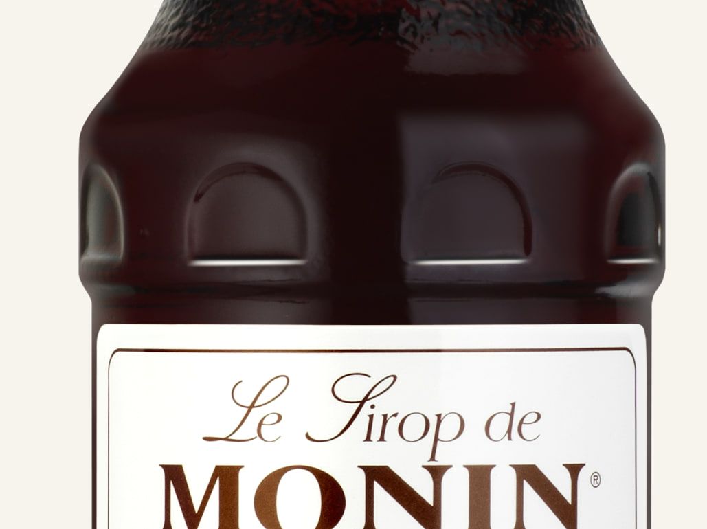 MONIN sirup Čokoláda tmavá 0,25l — láhev barového sirupu