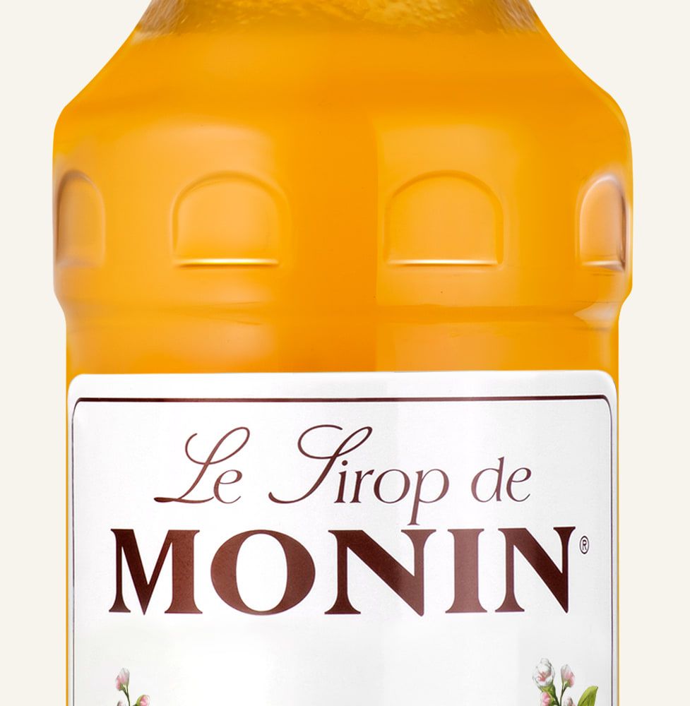MONIN sirup Meruňka 0,7l — láhev barového sirupu