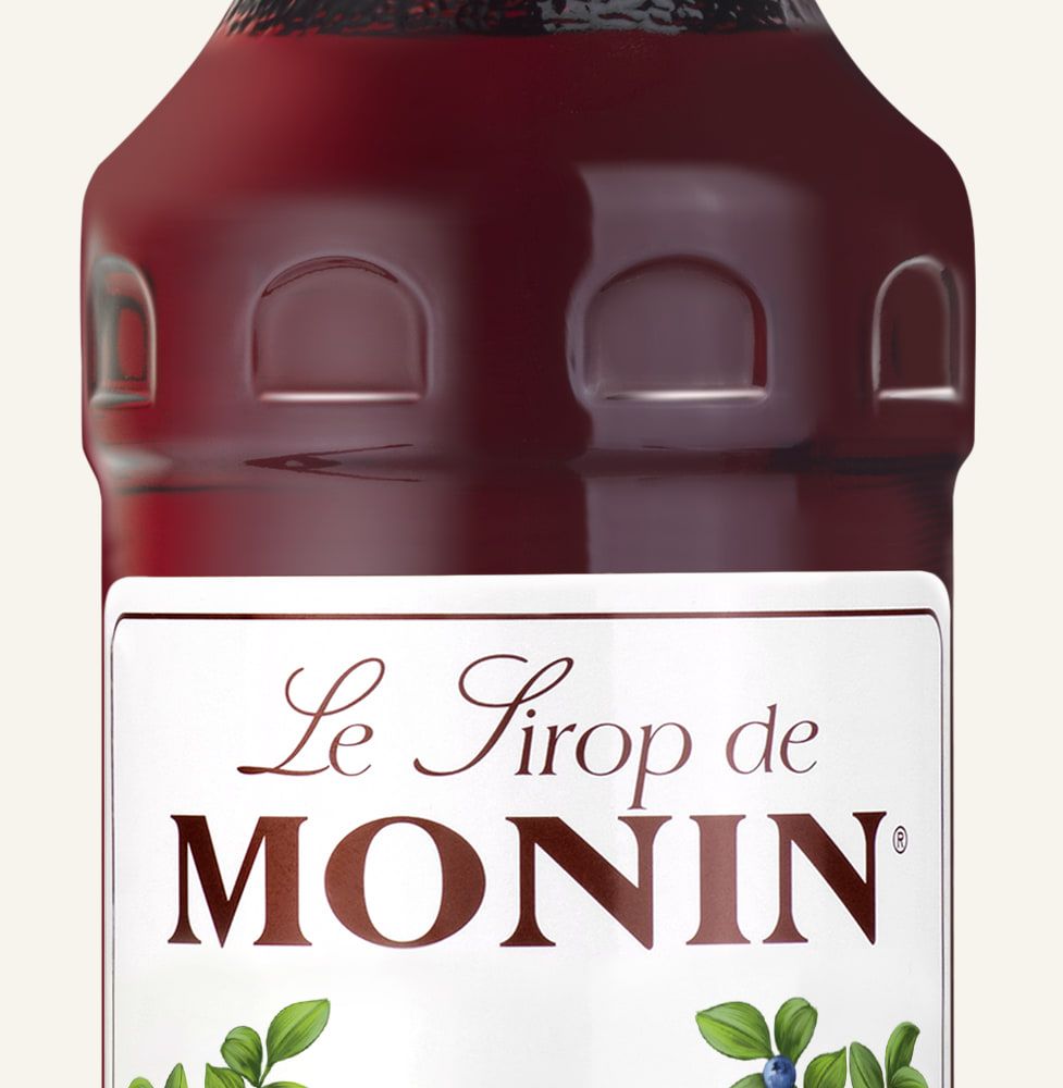 MONIN sirup Borůvka 0,7l — láhev barového sirupu