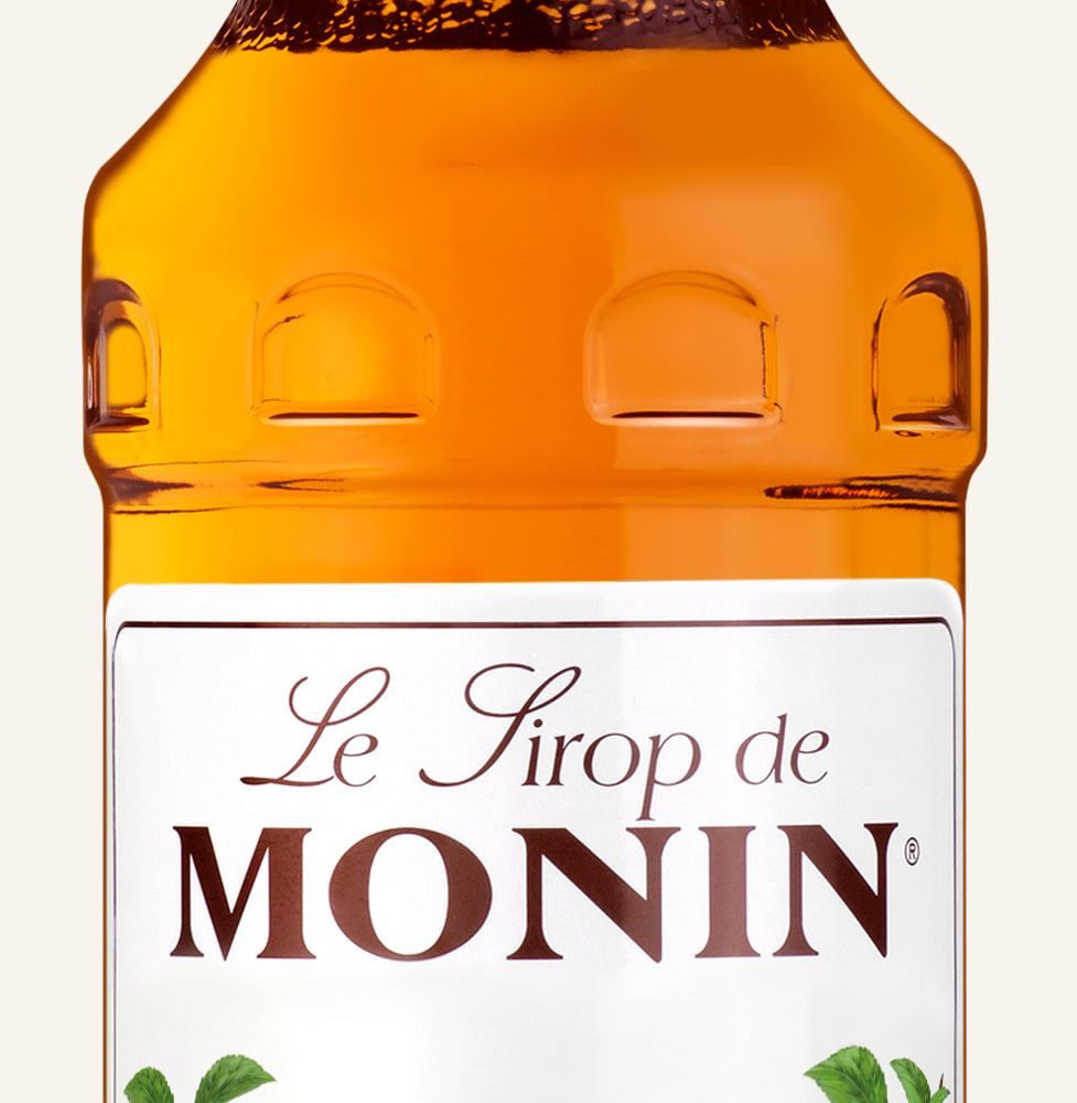 MONIN sirup Slíva třešňová 0,7l — láhev barového sirupu