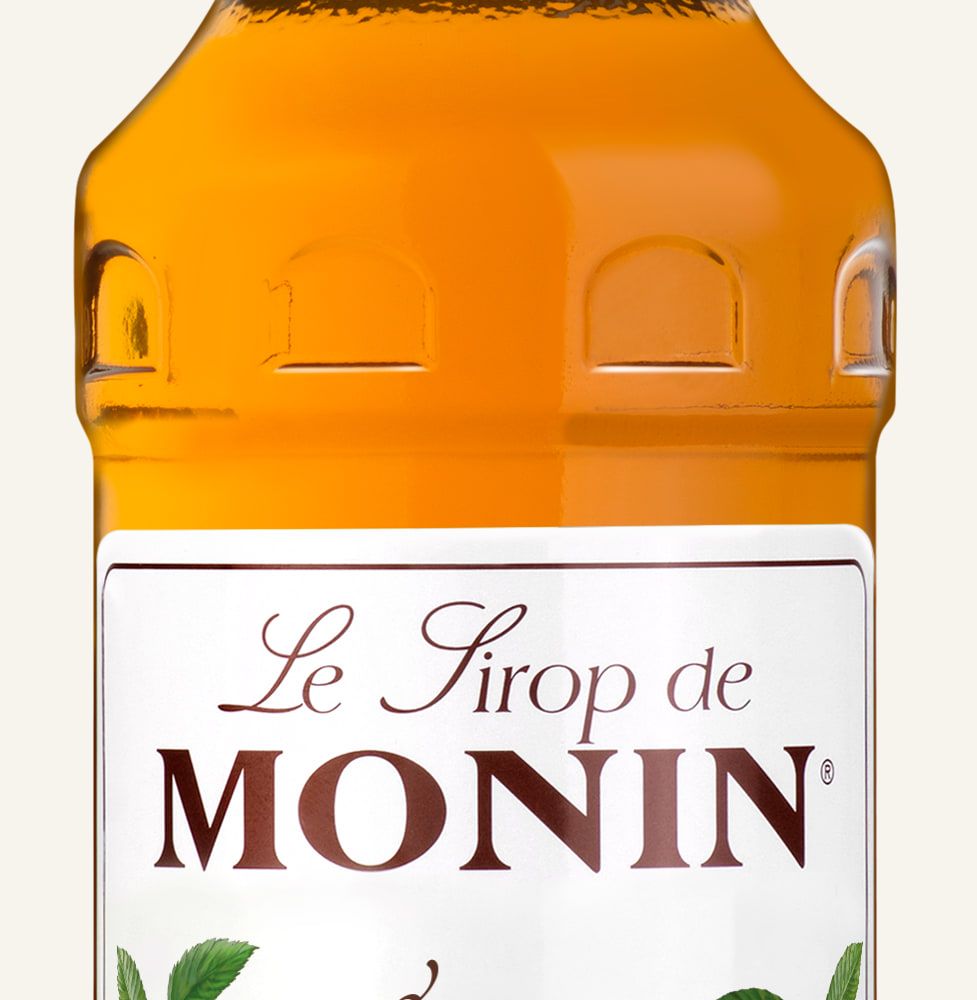 MONIN sirup Kaštan 0,7l — láhev barového sirupu