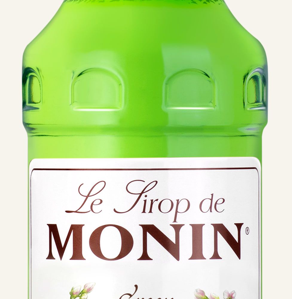 MONIN sirup Jablko zelené 0,7l — láhev barového sirupu