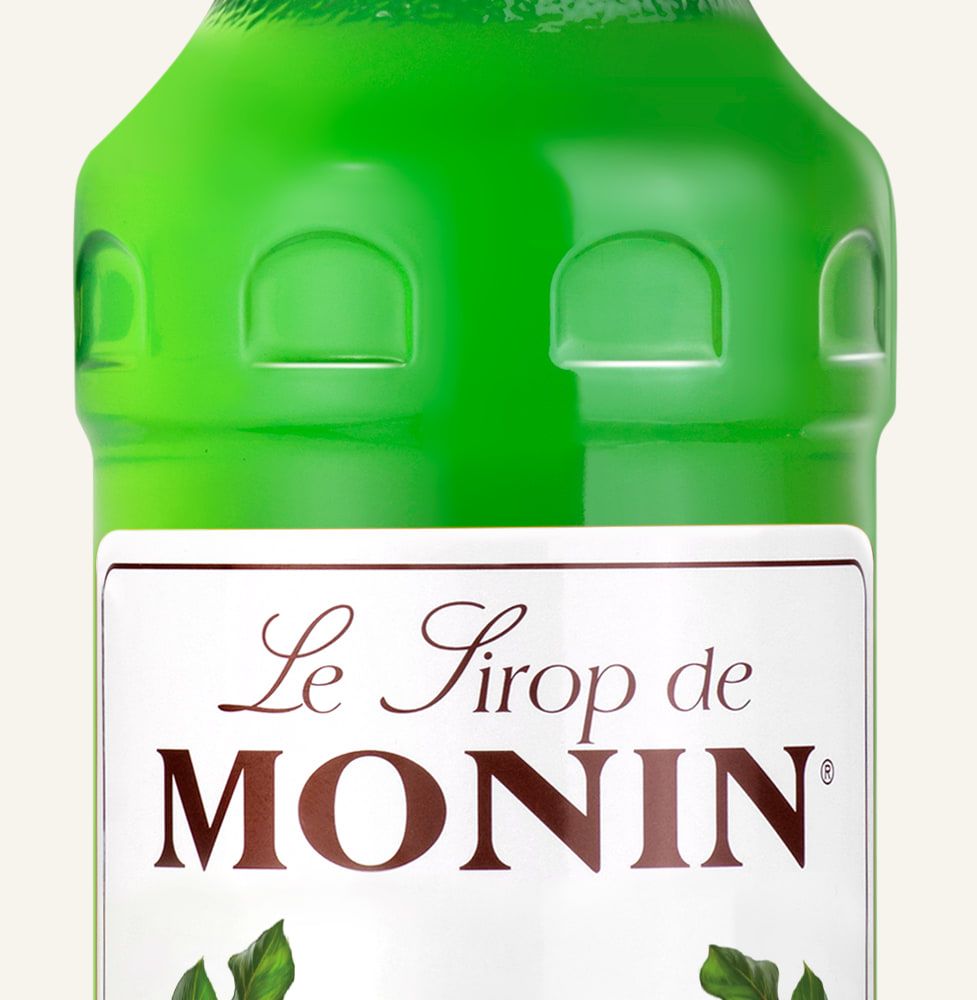 MONIN sirup Kiwi 0,7l — láhev barového sirupu