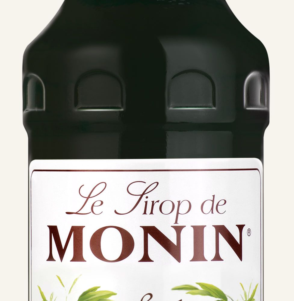 MONIN sirup Zelený čaj Matcha 0,7l — láhev barového sirupu