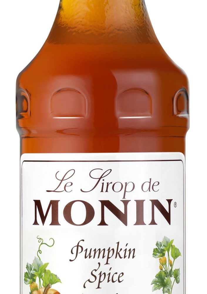 MONIN sirup Dýně kořeněná 0,7l — láhev barového sirupu