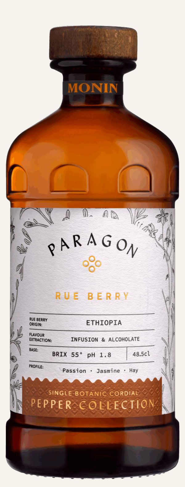 Paragon Rue Berry 0,485l — láhev prémiového cordialu