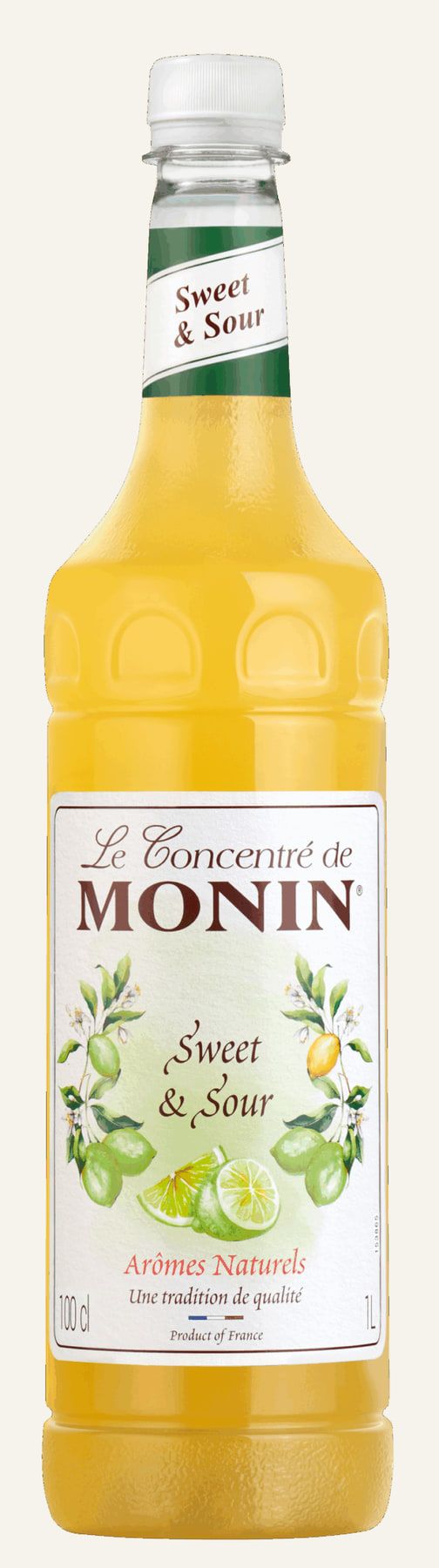 MONIN Sweet & Sour PET 1l — láhev koncentrátu