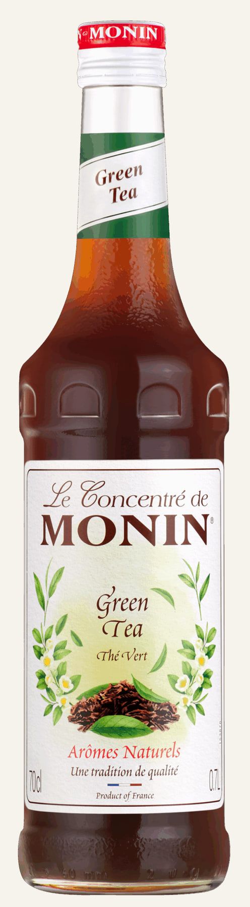 MONIN koncentrát Zelený čaj 0,7l — láhev koncentrátu