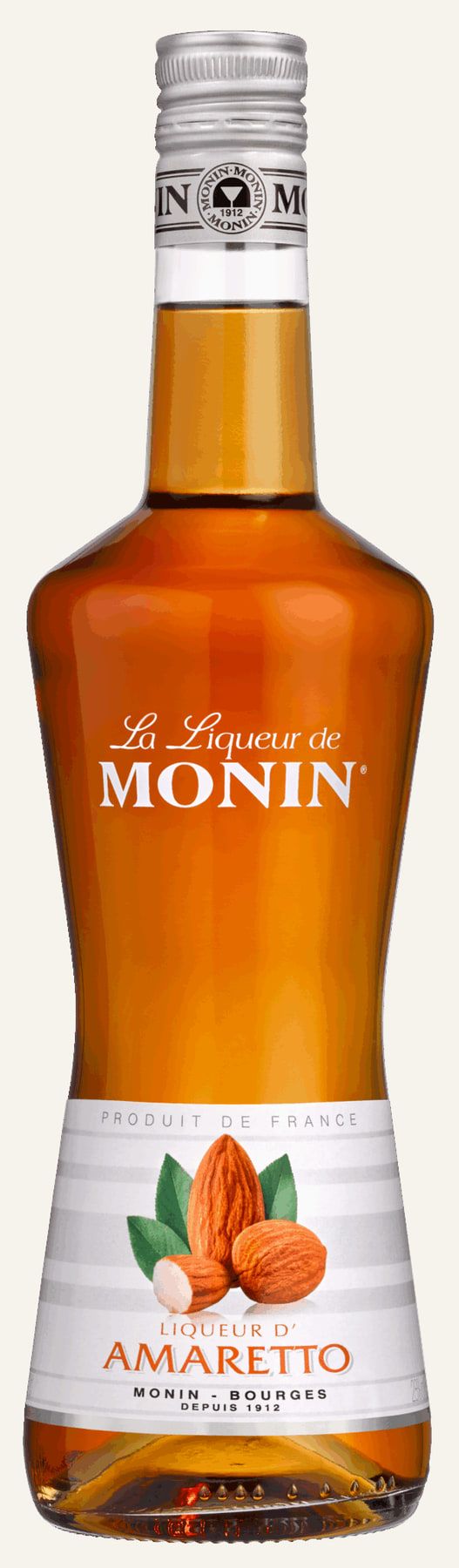 MONIN likér Amaretto 28% — láhev likéru