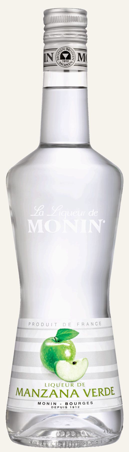 MONIN likér Jablko zelené 20% — láhev likéru