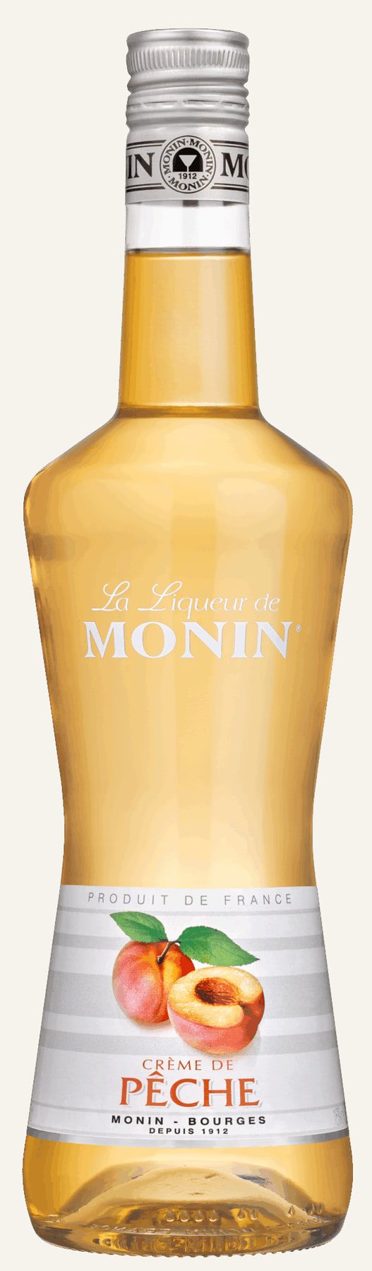 MONIN likér Broskev 16% — láhev likéru