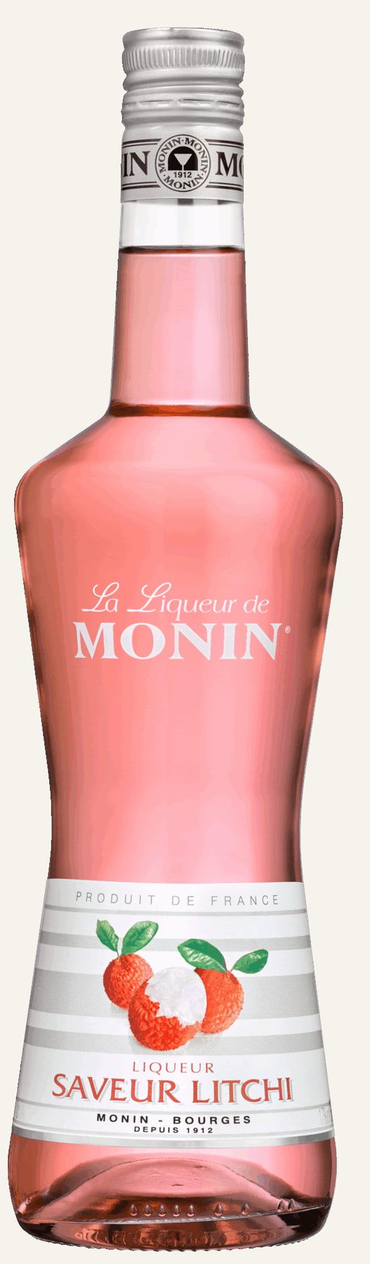 MONIN likér Liči 17% — láhev likéru