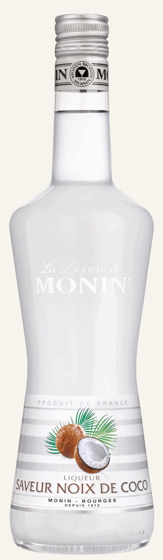 MONIN likér Kokos 20% — láhev likéru