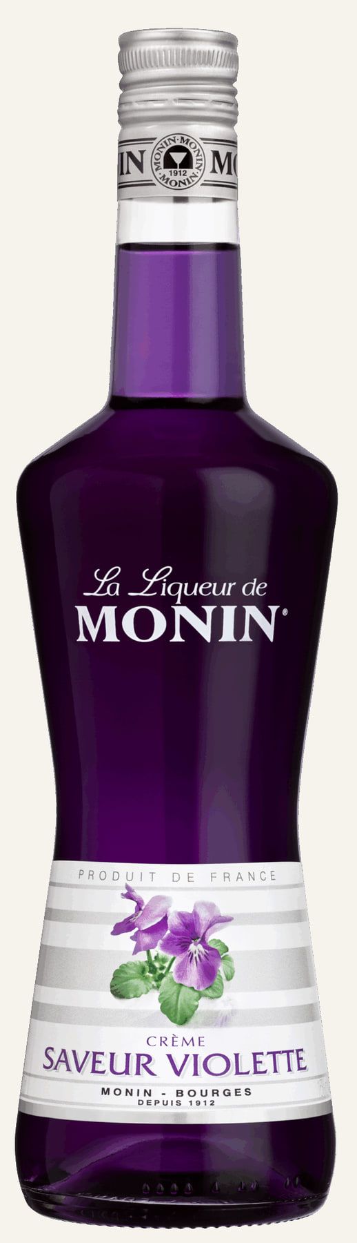 MONIN likér Fialka 16% — láhev likéru