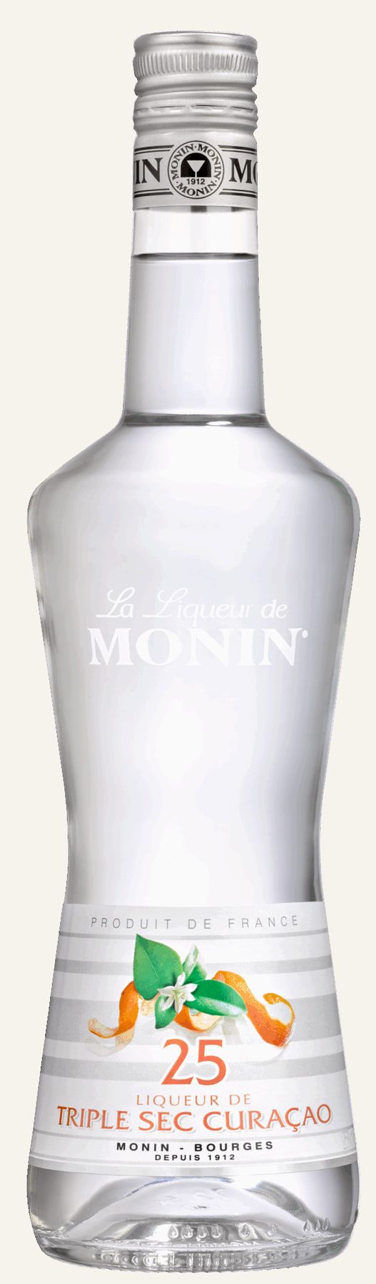MONIN likér Triple Sec Curacao 38% — láhev likéru