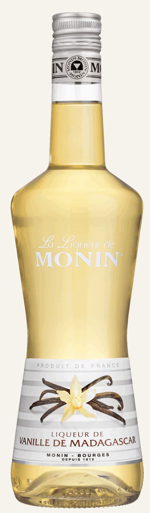MONIN likér Vanilka 20% — láhev likéru