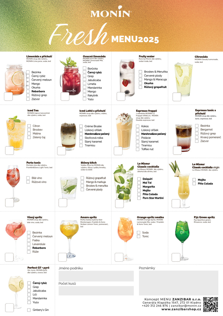 25 3 Fresh MENU