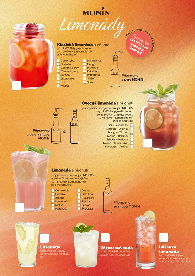 Letní nápojová inspirace MONIN – strana 2