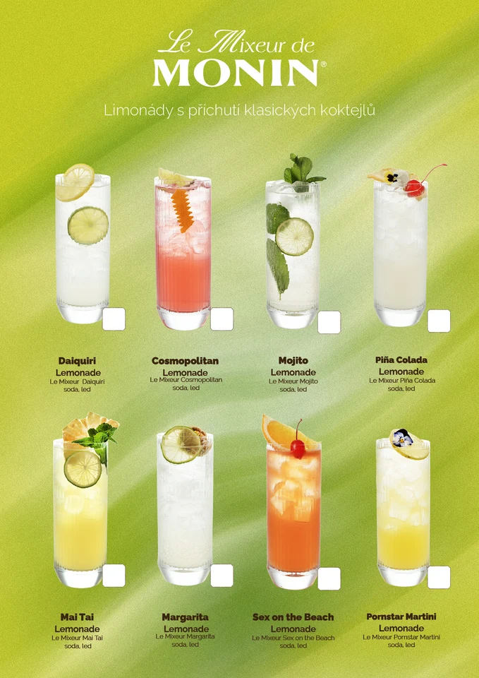 Letní nápojová inspirace MONIN – strana 7